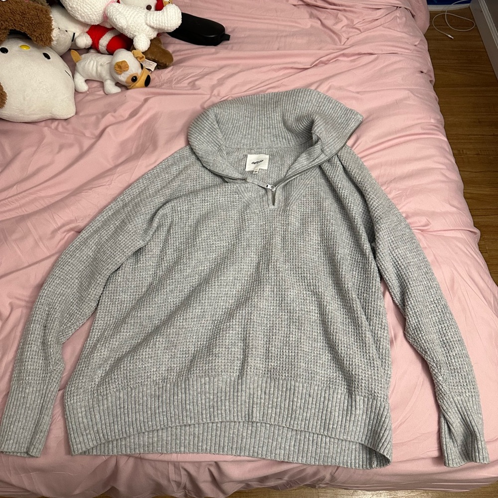 Aerie waffle sweater